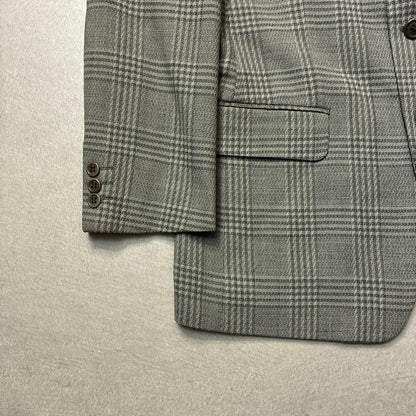 Made in Italy 80s Giorgio Armani Tailored Jacket L Check Wool