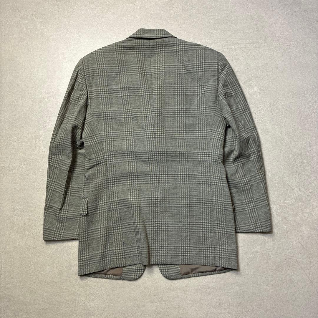 Made in Italy 80s Giorgio Armani Tailored Jacket L Check Wool