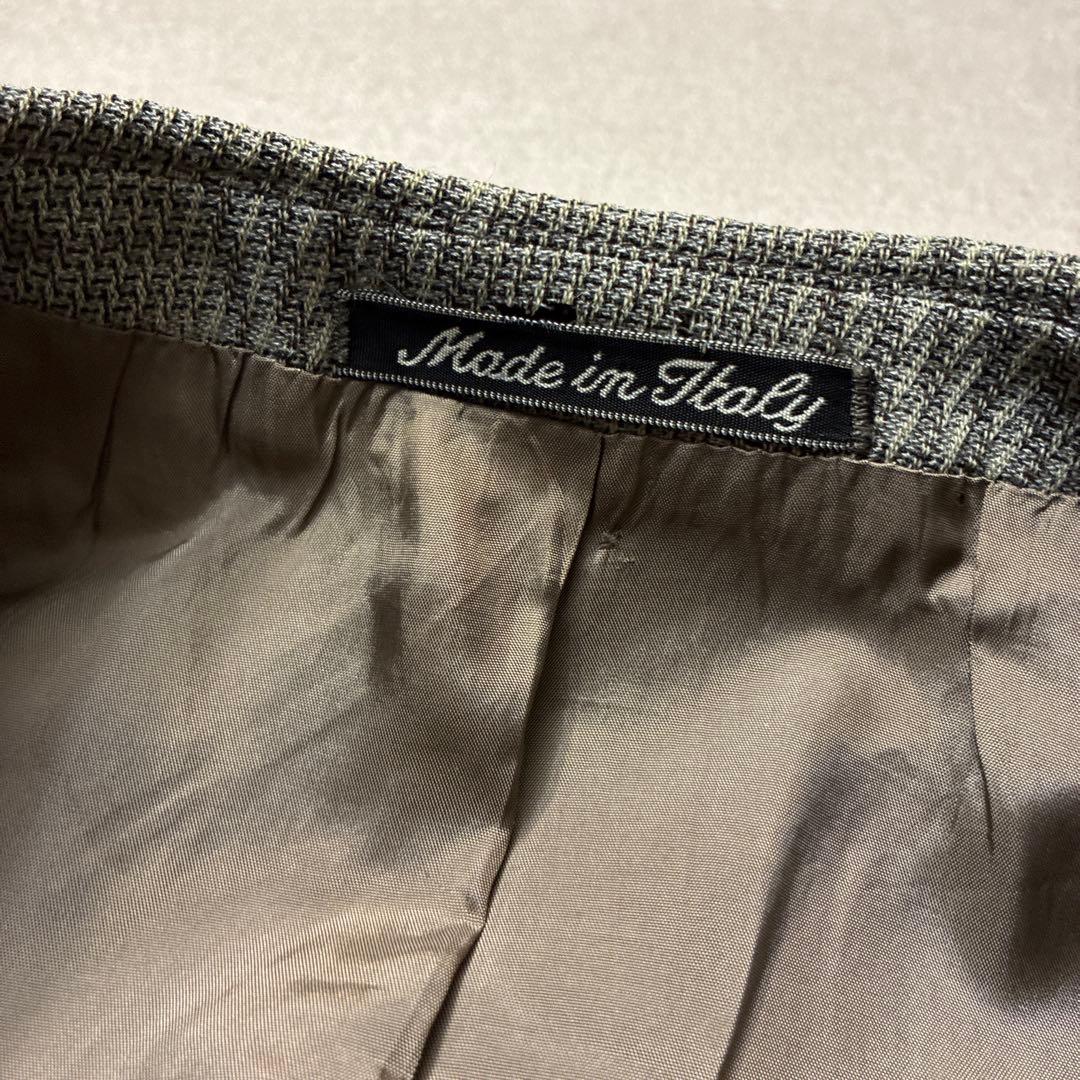 Made in Italy 80s Giorgio Armani Tailored Jacket L Check Wool