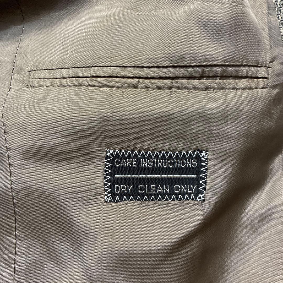 Made in Italy 80s Giorgio Armani Tailored Jacket L Check Wool