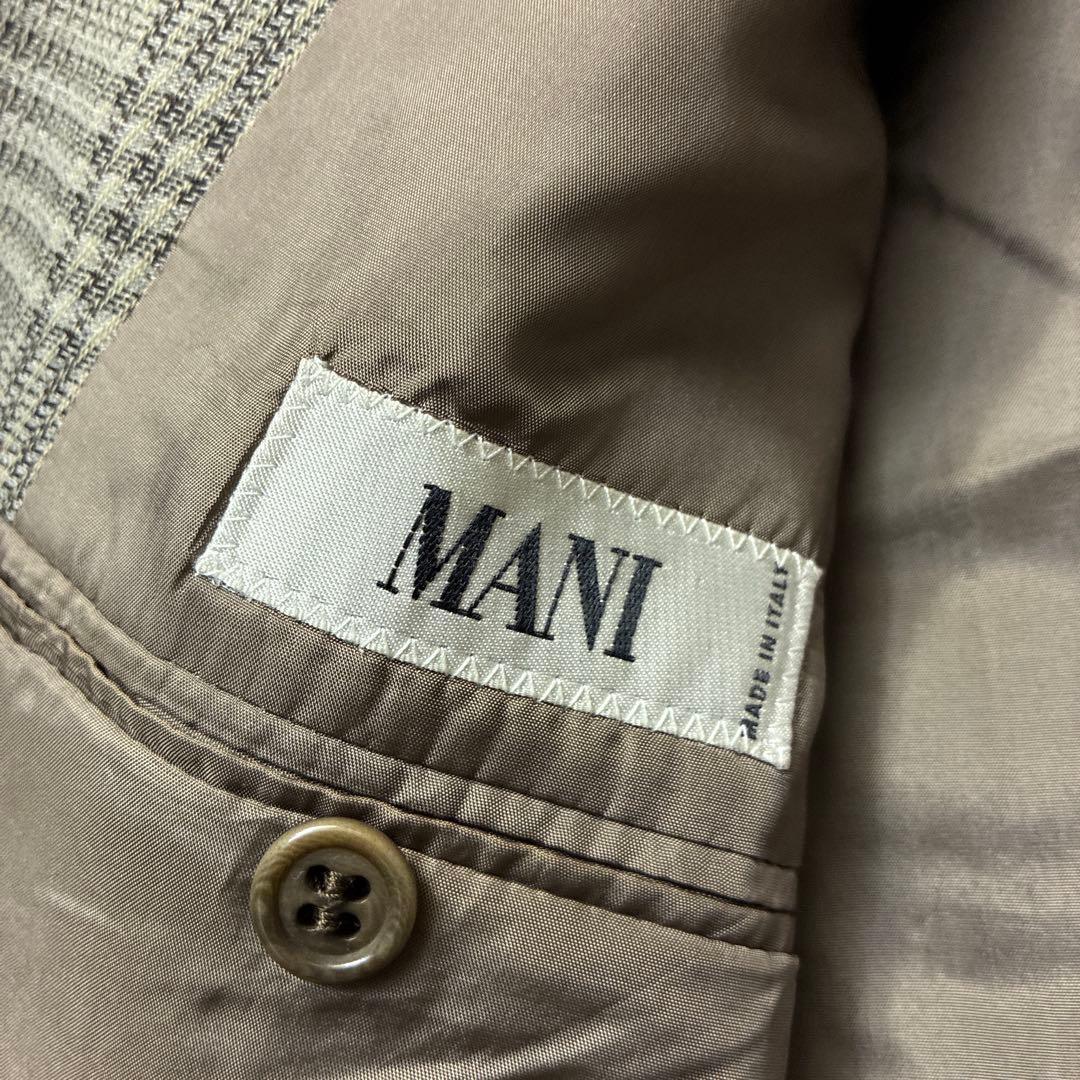 Made in Italy 80s Giorgio Armani Tailored Jacket L Check Wool