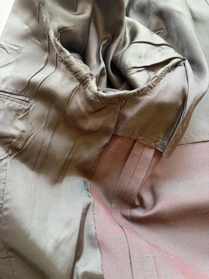 50s Setup Casual Suit Iridescent Tailored VINTAGE