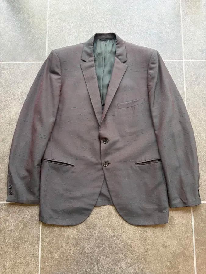 50s Setup Casual Suit Iridescent Tailored VINTAGE