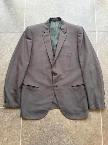 50s Setup Casual Suit Iridescent Tailored VINTAGE