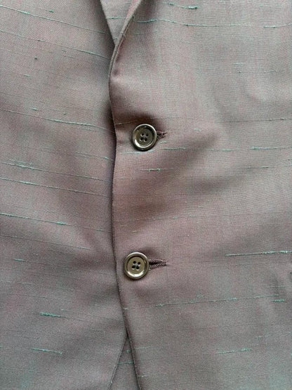 50s Setup Casual Suit Iridescent Tailored VINTAGE