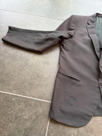 50s Setup Casual Suit Iridescent Tailored VINTAGE
