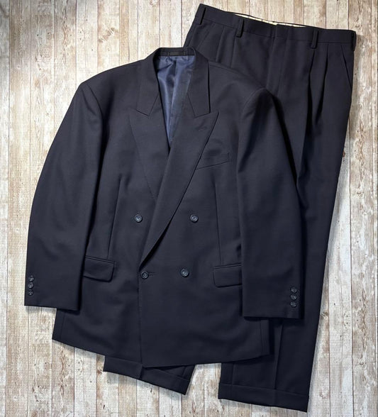 Double suit set up navy XL suitable for heights around 175-180cm