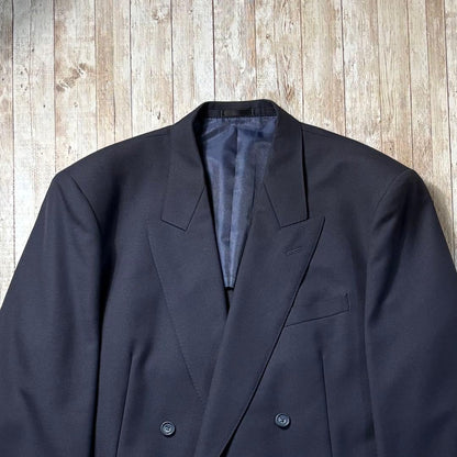 Double suit set up navy XL suitable for heights around 175-180cm