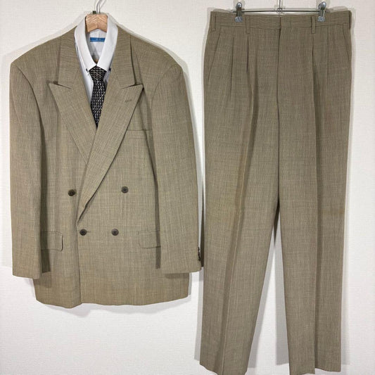 Double Made in Japan Vintage Setup Suit Beige Masaki Suda Style