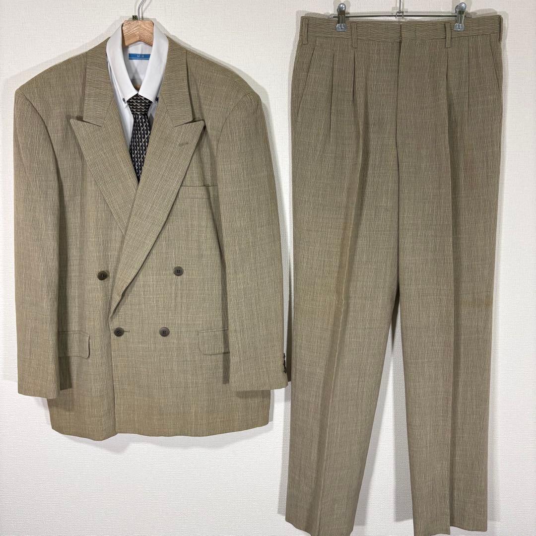 Double Made in Japan Vintage Setup Suit Beige Masaki Suda Style