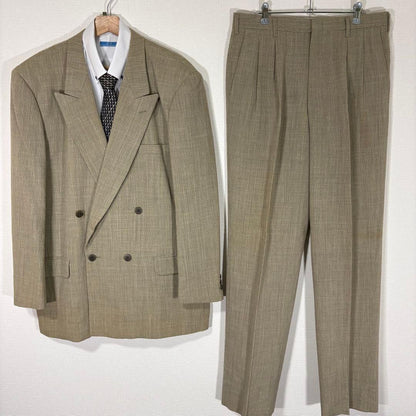 Double Made in Japan Vintage Setup Suit Beige Masaki Suda Style