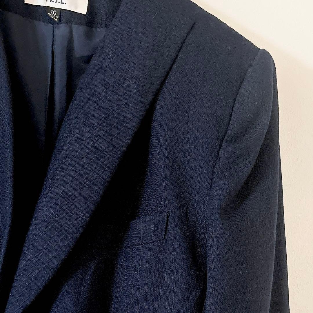 KASPER Rare Double Navy Blur Vintage Tailored Jacket