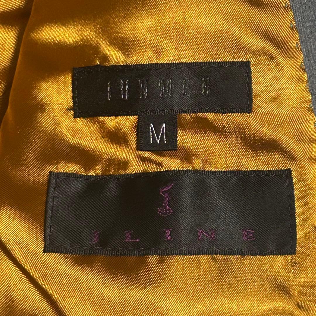 [New and unused] JUN Setup Suit Glossy Lining Gold Gray