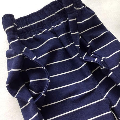 Setup T-shirt Shorts Border Marine Pajamas White Navy
