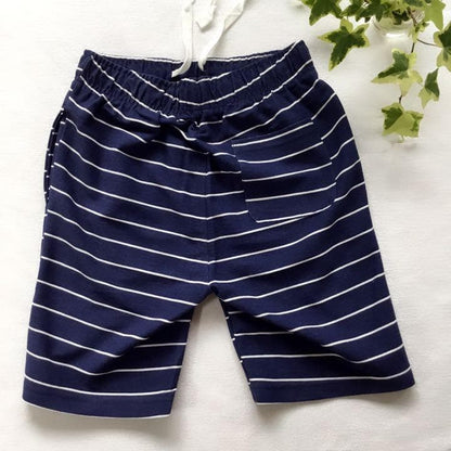 Setup T-shirt Shorts Border Marine Pajamas White Navy