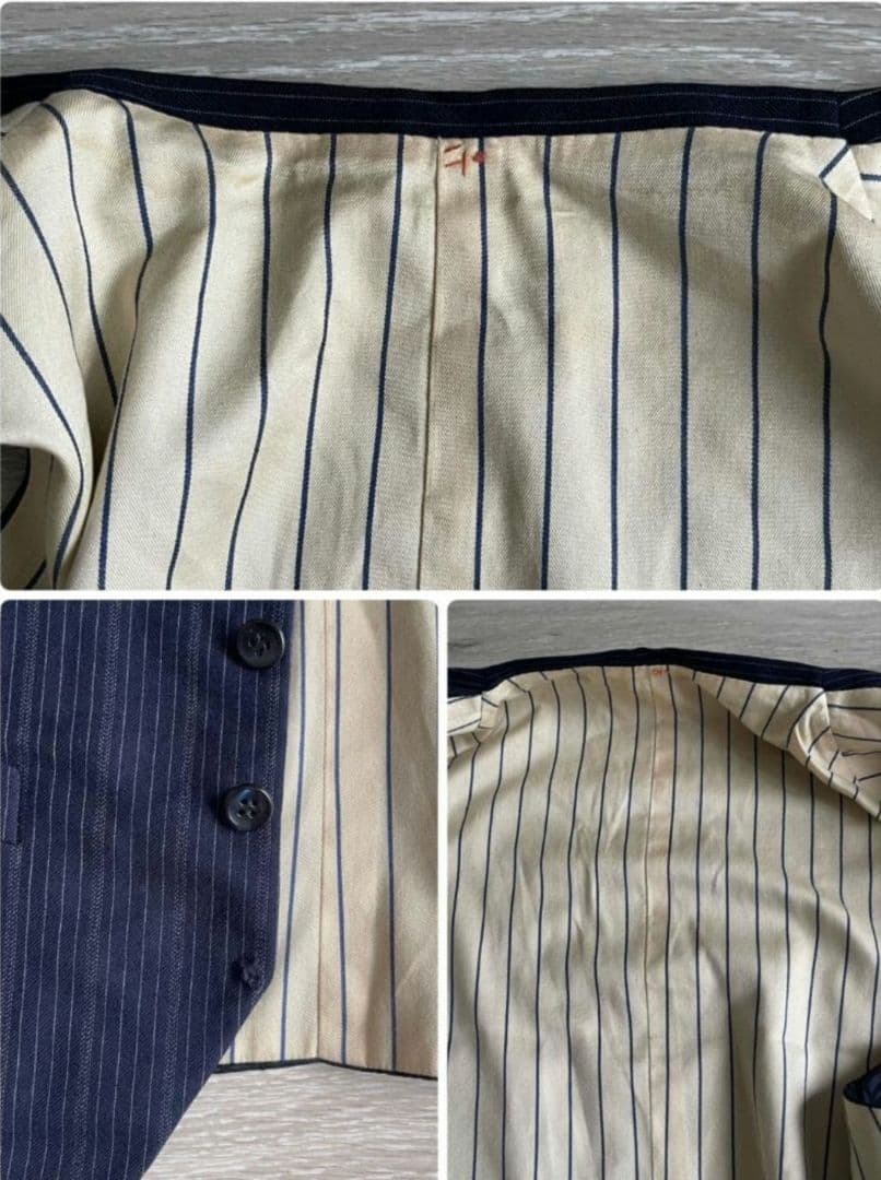 [S equivalent] Inventory Clearance Sale Men's All-over pattern lining, unlined, striped, no odor