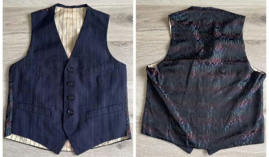 [S equivalent] Inventory Clearance Sale Men's All-over pattern lining, unlined, striped, no odor