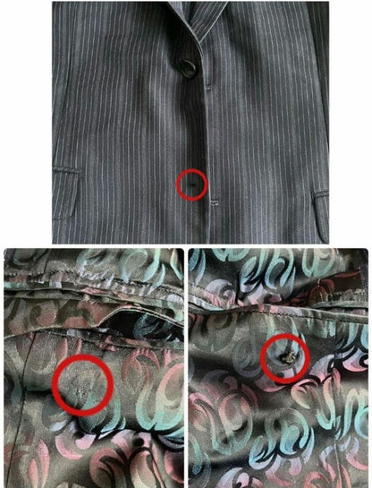 [S equivalent] Inventory Clearance Sale Men's All-over pattern lining, unlined, striped, no odor