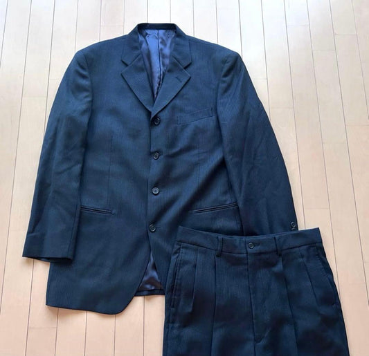 [Zenia Fabric] 90s 4 Button Setup Suit Single Mode Masaki Suda