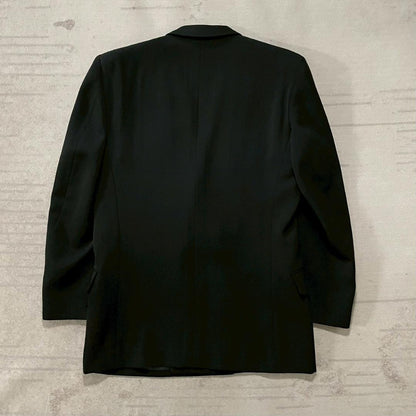 Super beautiful double set up suit jet black black mode