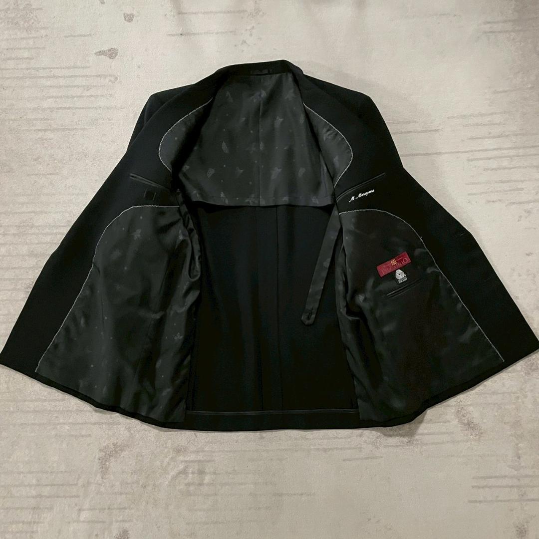 Super beautiful double set up suit jet black black mode