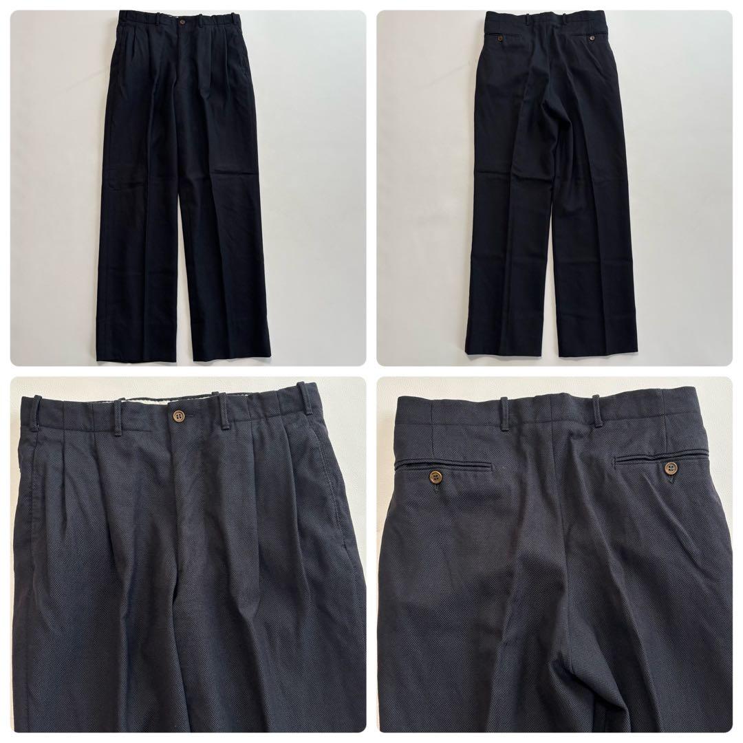 Gianfranco Ferret Double Suit Setup M Size Navy Double Breasted