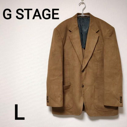 [G STAGE] Suede style fabric jacket soft casual L 1548