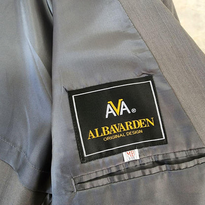 Alba Burden Double Suit Gold Button Strong Shoulder Pad Equivalent to Men's LL Gray