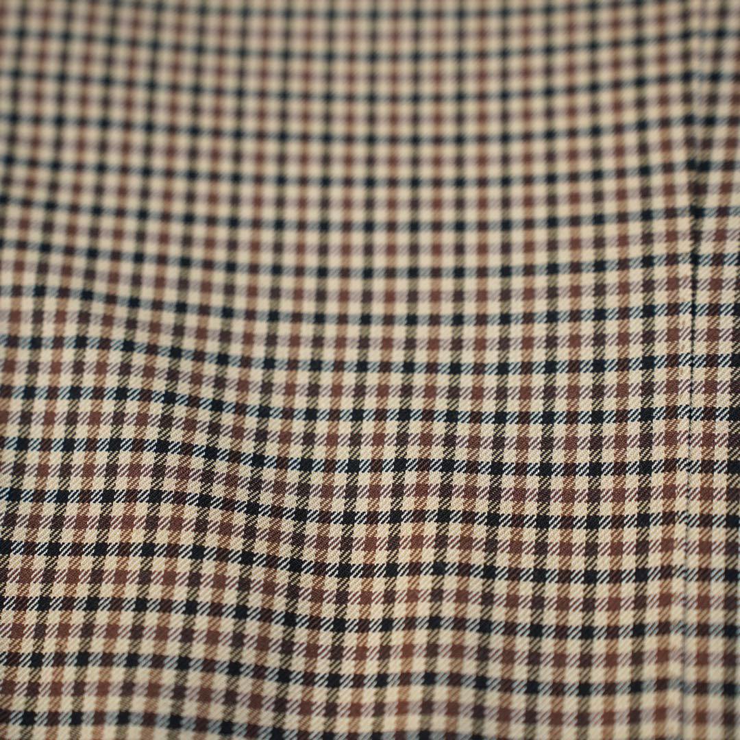 Beautiful item! Kamoshita United Arrows Check Suit Made in Japan 46 Setup