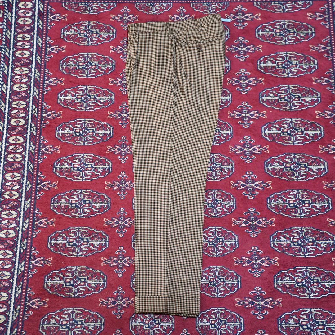 Beautiful item! Kamoshita United Arrows Check Suit Made in Japan 46 Setup
