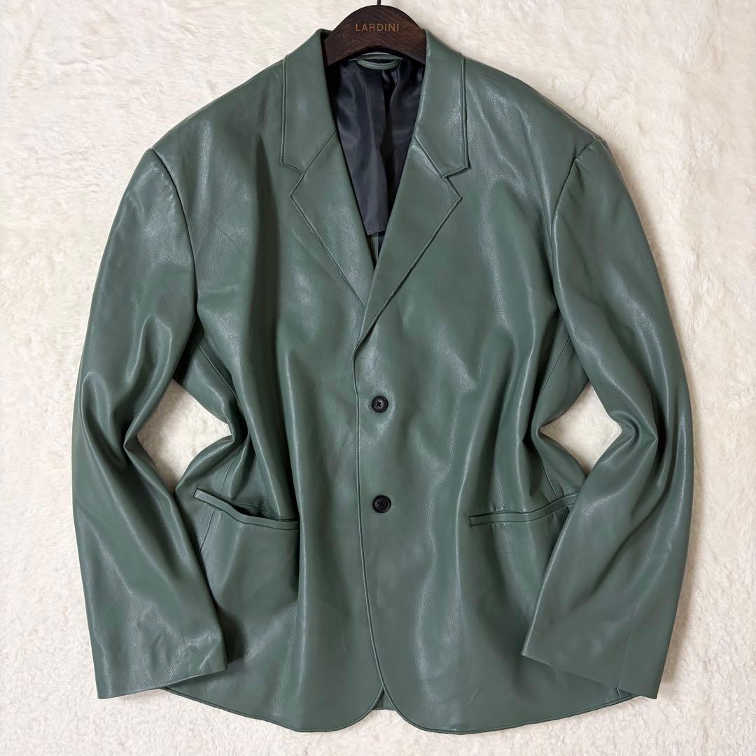 [Good Condition] ZARA Setup Suit Coding Process Green XL Rare