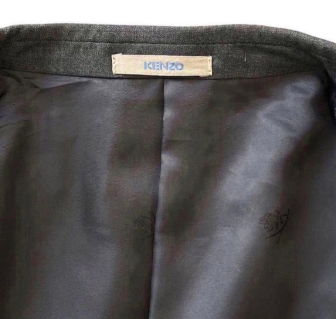 KENZO Vintage Double Suit Y2K Made in Japan Italian Fabric L Good Condition