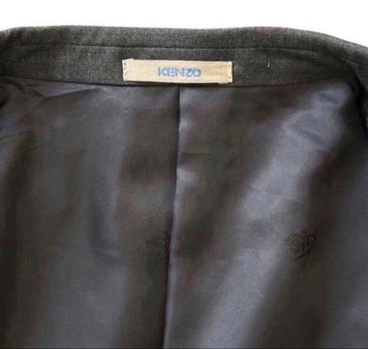 KENZO Vintage Double Suit Y2K Made in Japan Italian Fabric L Good Condition
