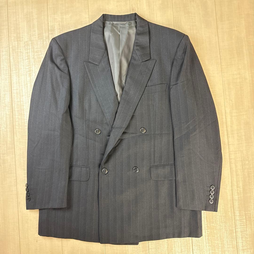 Christian Dior 90's Vintage Suit Double Dark Blue L