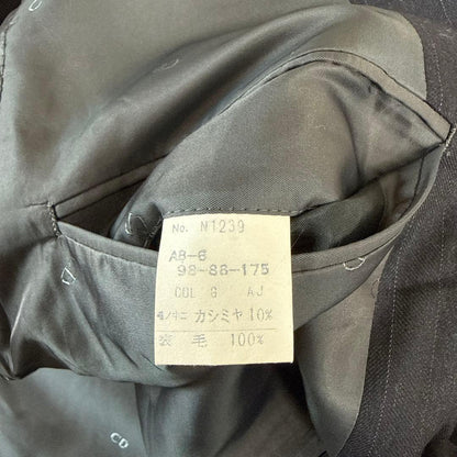Christian Dior 90's Vintage Suit Double Dark Blue L