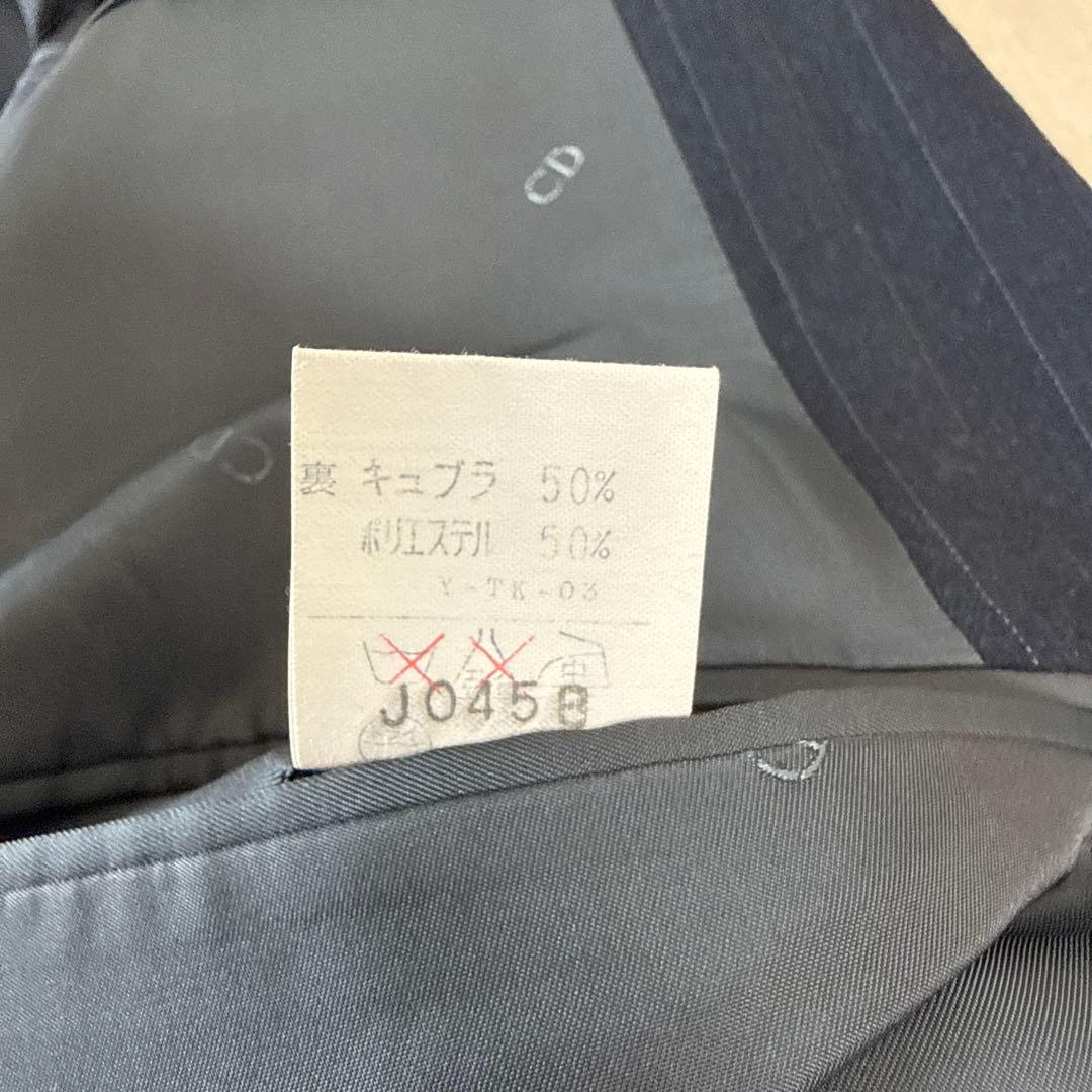 Christian Dior 90's Vintage Suit Double Dark Blue L