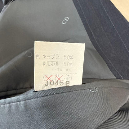 Christian Dior 90's Vintage Suit Double Dark Blue L