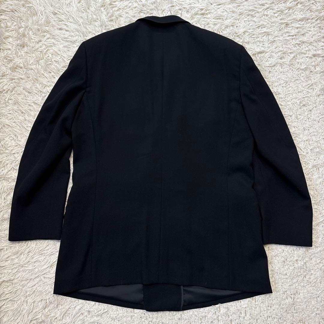 Super beautiful item 00s Black double suit 6 buttons adjuster A6