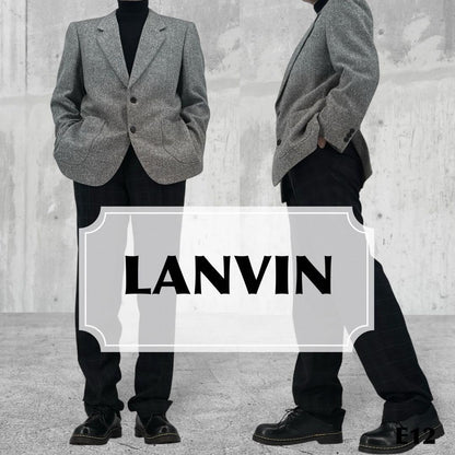 LANVIN Suit Jacket Tweed Angora