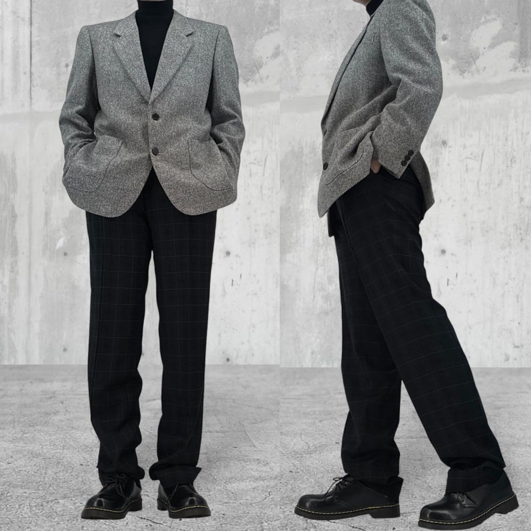 LANVIN Suit Jacket Tweed Angora