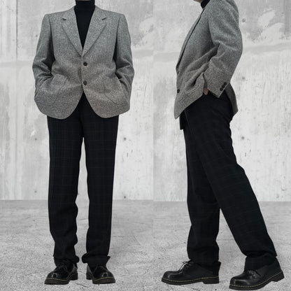 LANVIN Suit Jacket Tweed Angora
