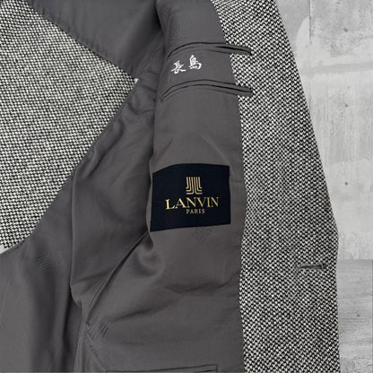 LANVIN Suit Jacket Tweed Angora