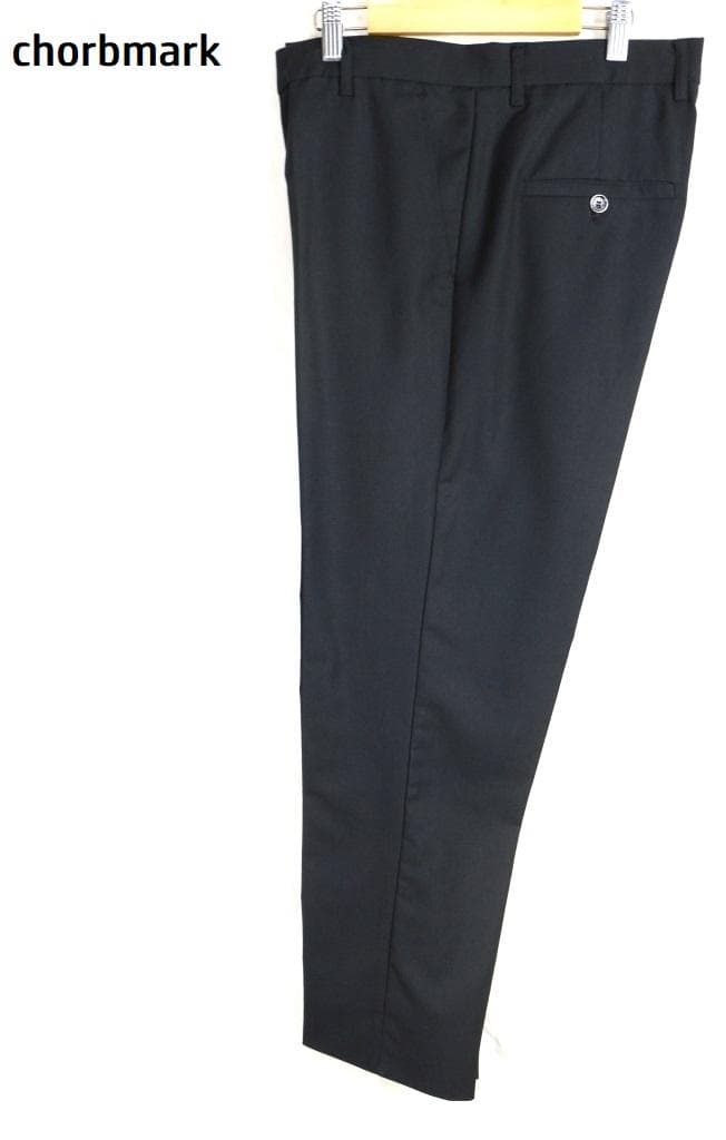 Like new CHORBMARK 3 piece one button black soft formal suit L black