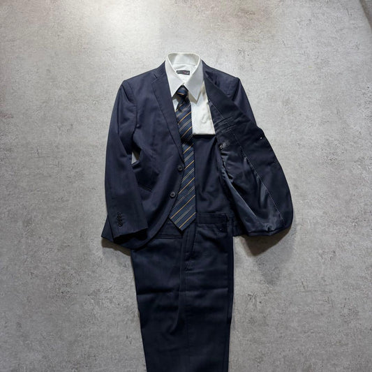 Vintage Men's Setup Suit Striped Size S