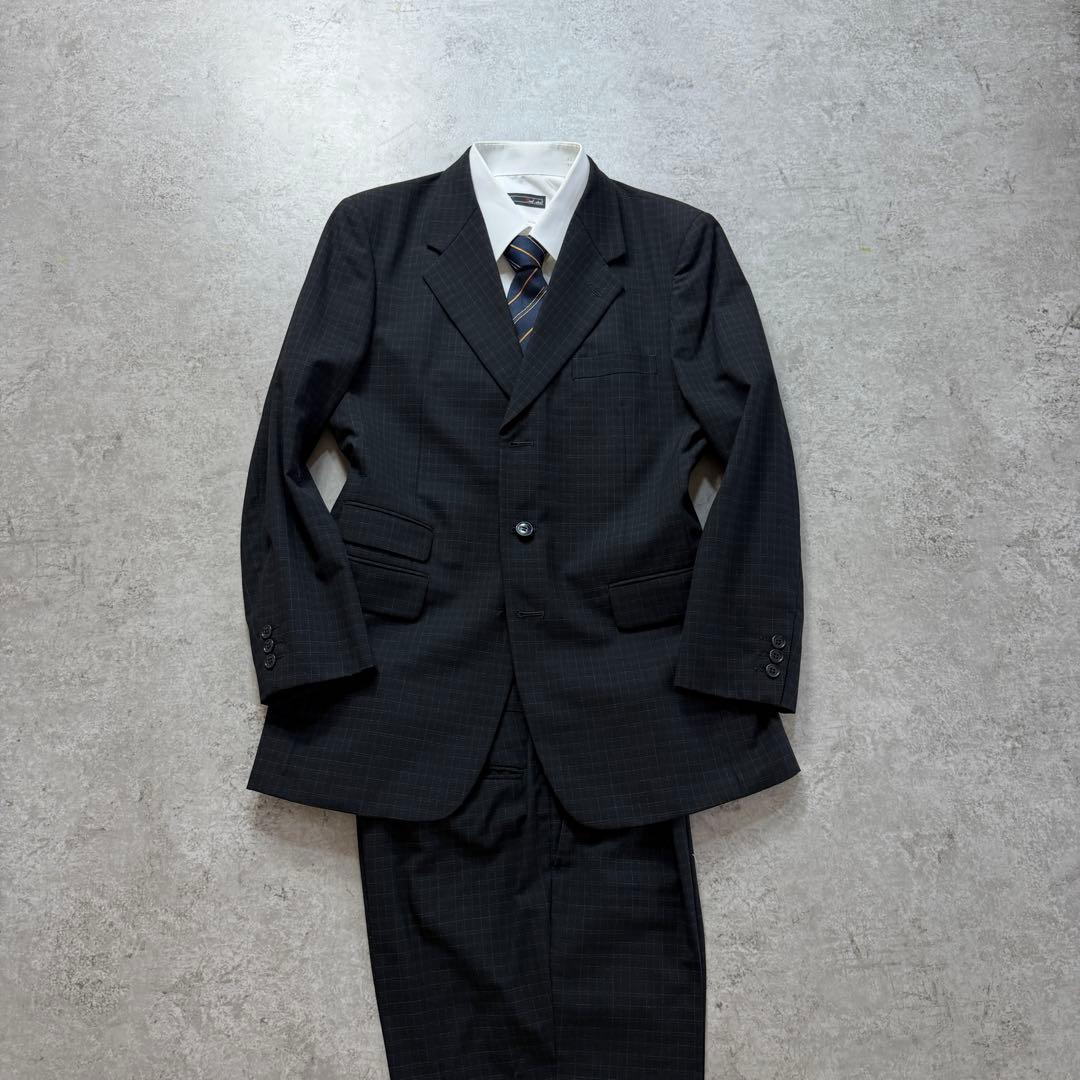 Vintage Men's Setup Suit Checkered Pattern M-L Equivalent Rare
