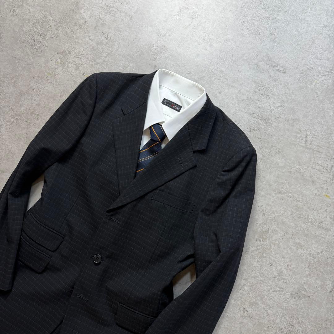 Vintage Men's Setup Suit Checkered Pattern M-L Equivalent Rare