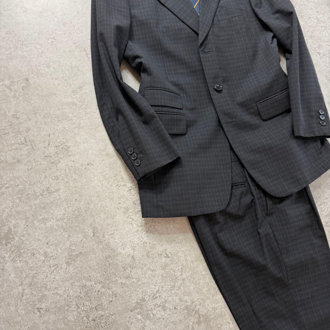 Vintage Men's Setup Suit Checkered Pattern M-L Equivalent Rare
