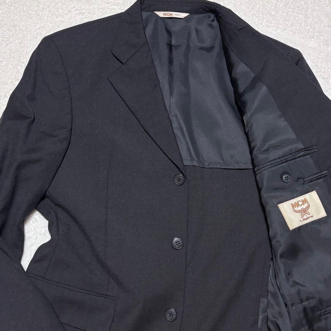 [Rare] MCM MCM setup suit dark gray 3 buttons