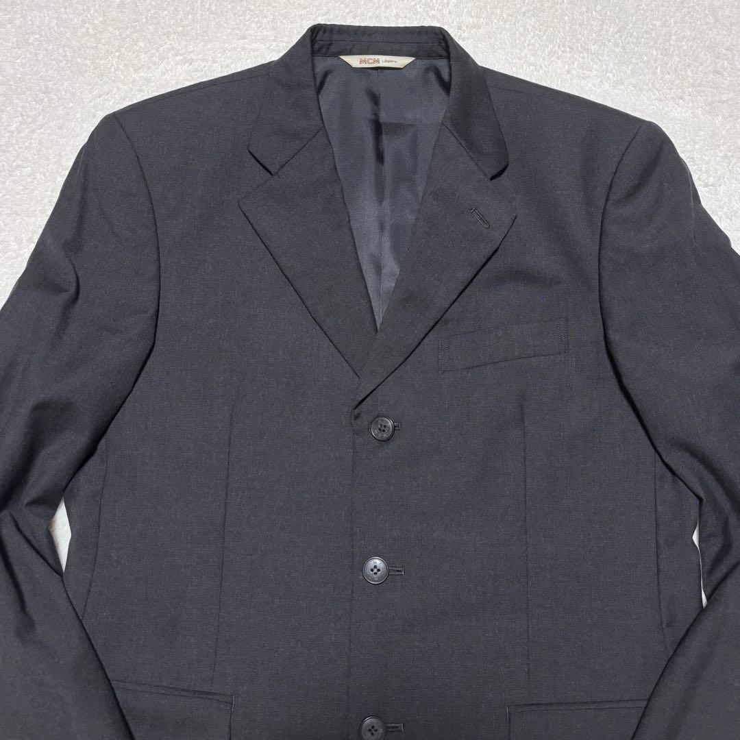[Rare] MCM MCM setup suit dark gray 3 buttons