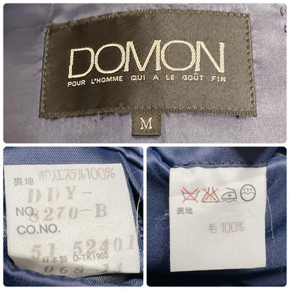 Rare DOMON three-piece double suit setup purple Masaki Suda M
